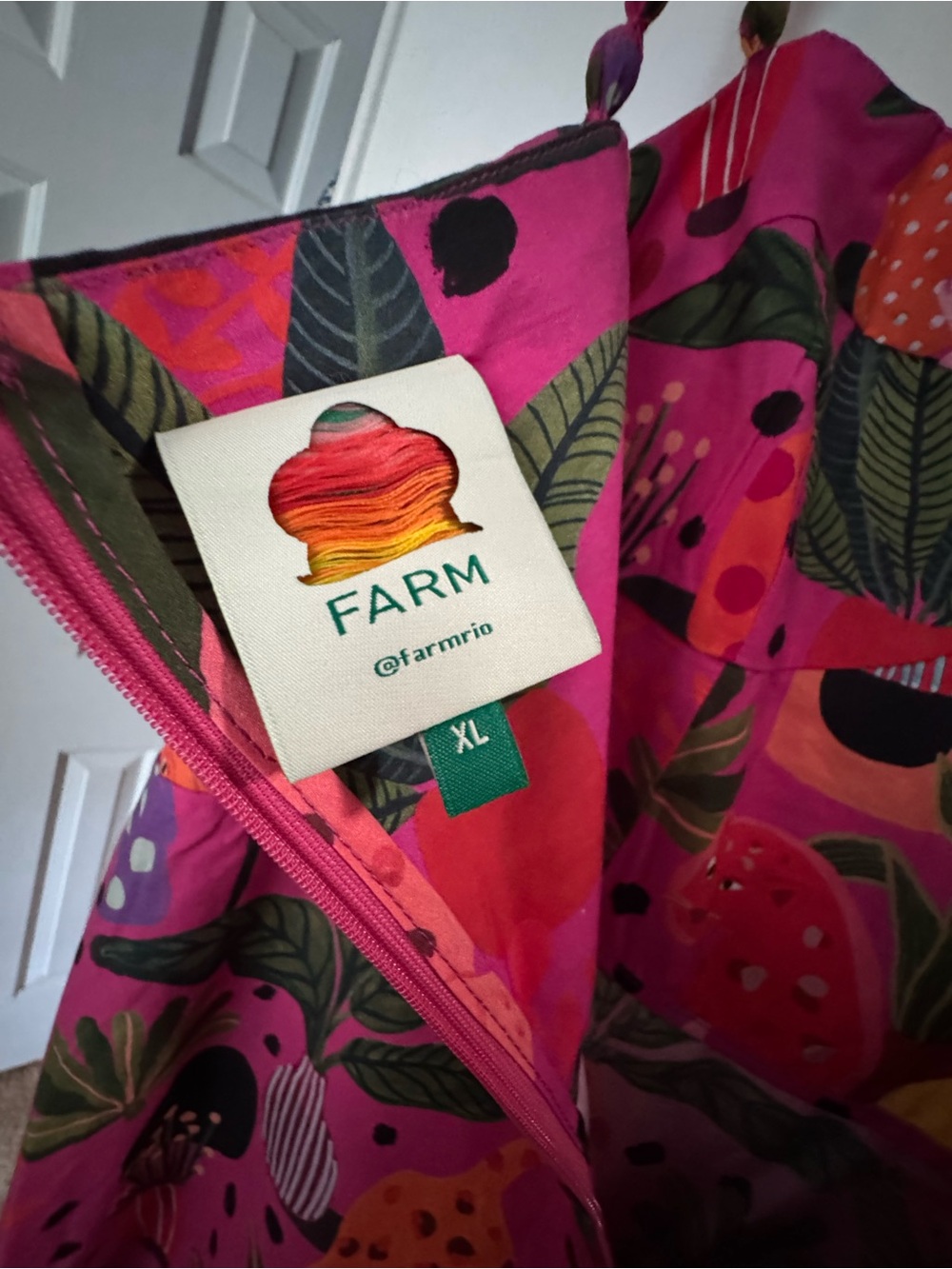 FARM Rio Hot Pink Pops Leopard Maxi Dress - Picture 8 of 8